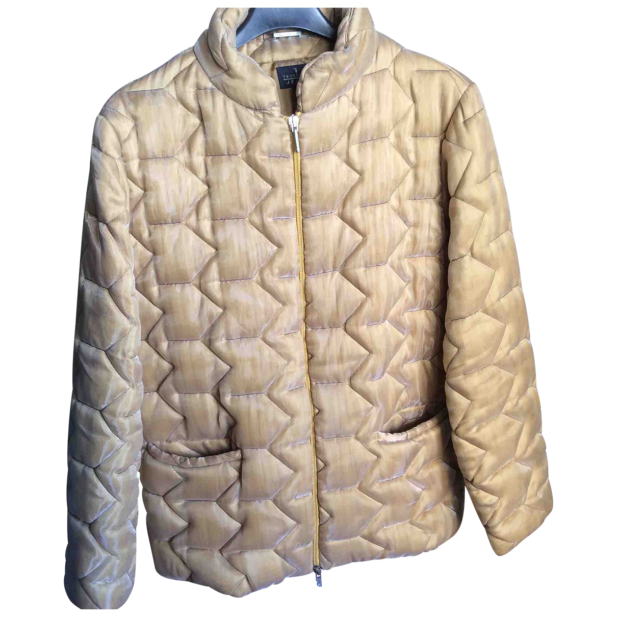 Jacket Trussardi Jeans Gold size 42 IT 